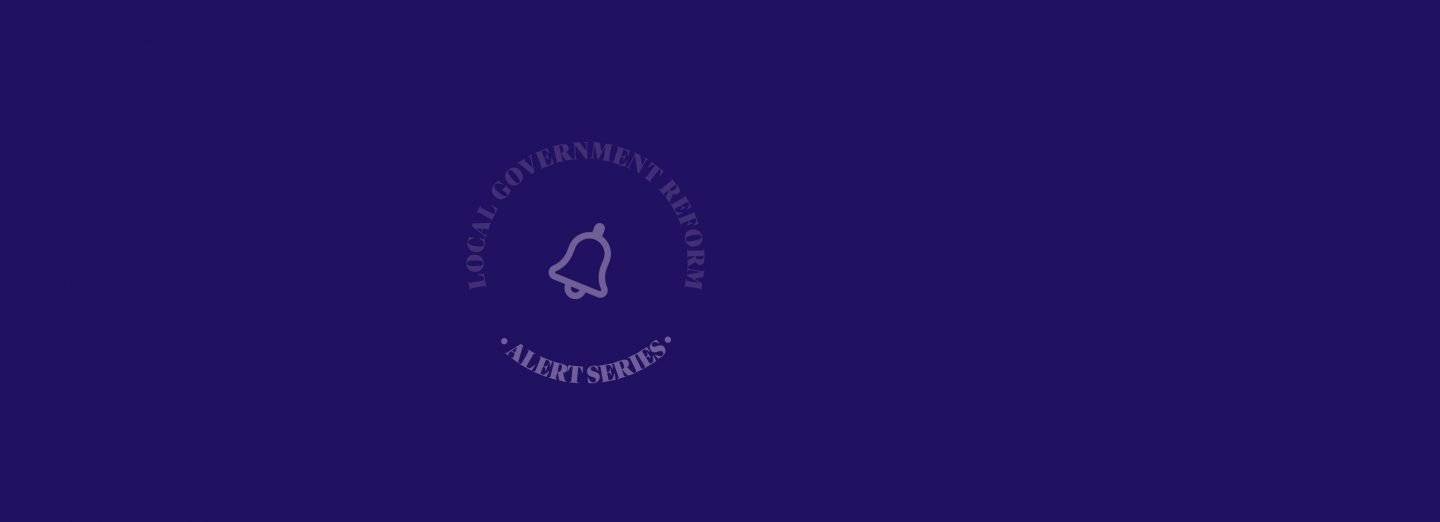 Local Government Reform Minister Knoll’s Discussion Paper — Reform Area 1